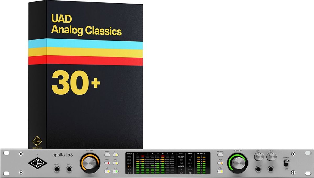 Universal Audio Apollo x6 Gen2 +UAD Analog Classics
