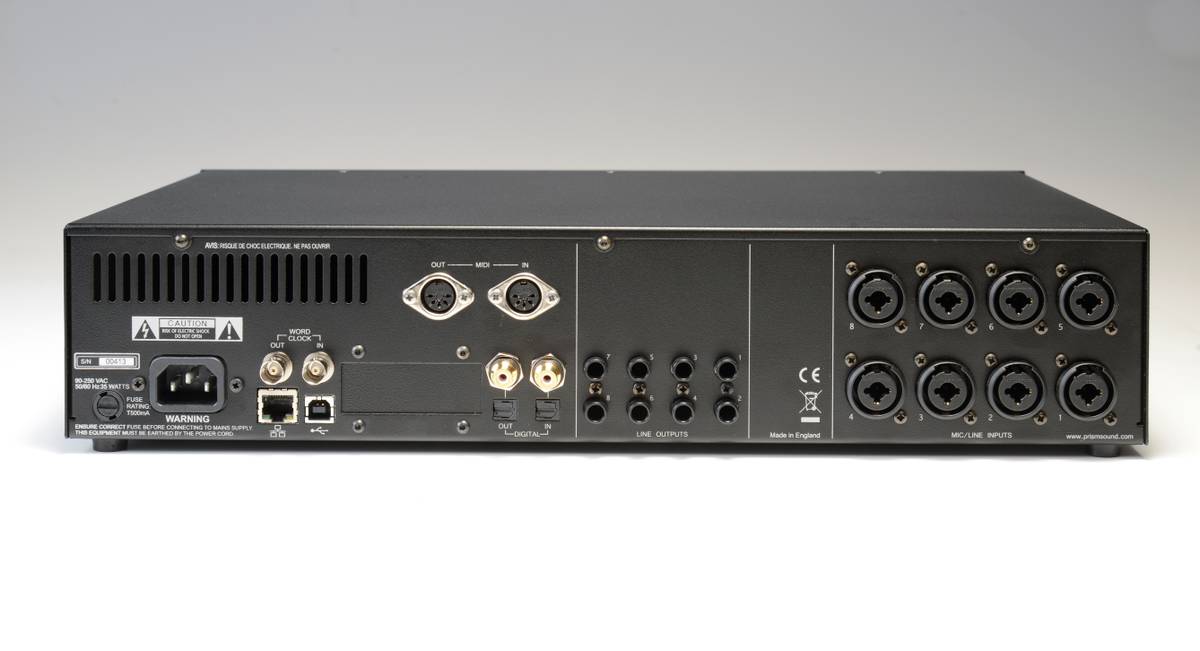 Prism Sound Atlas + DANTE MDIO Option Card