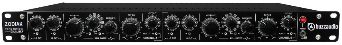 Buzz Audio ZODIAK ICX dual channel tilt and filter equalizer(Bla