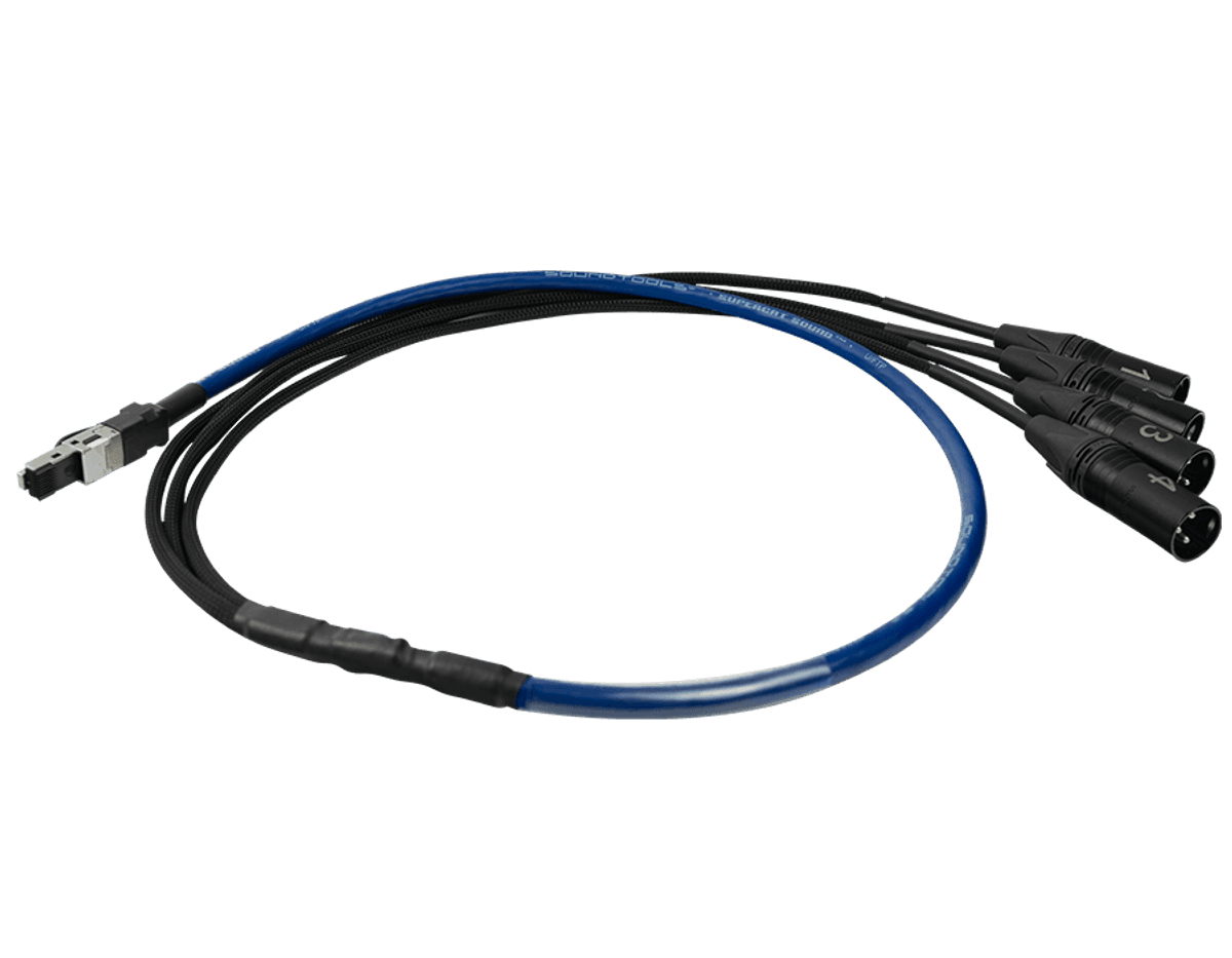 SoundTools SuperCAT Sound Tails RJ45 to 4 x Male XLR