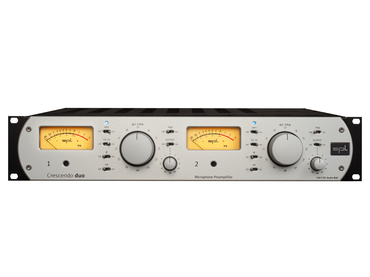 SPL Crescnedo DUO Dual-Channel Microphone Preamplifier with 120V technology