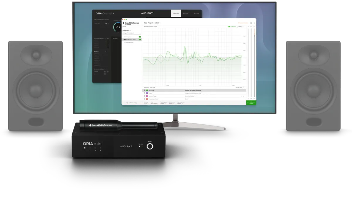 PMC result6 Active Monitor Stereo Pair w/Audient Oria Mini Complete