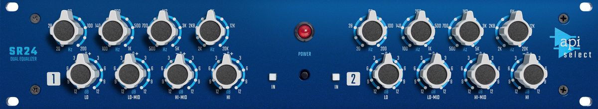 API Select SR24 EQ Dual-channel4 band  Parametric Equalizer