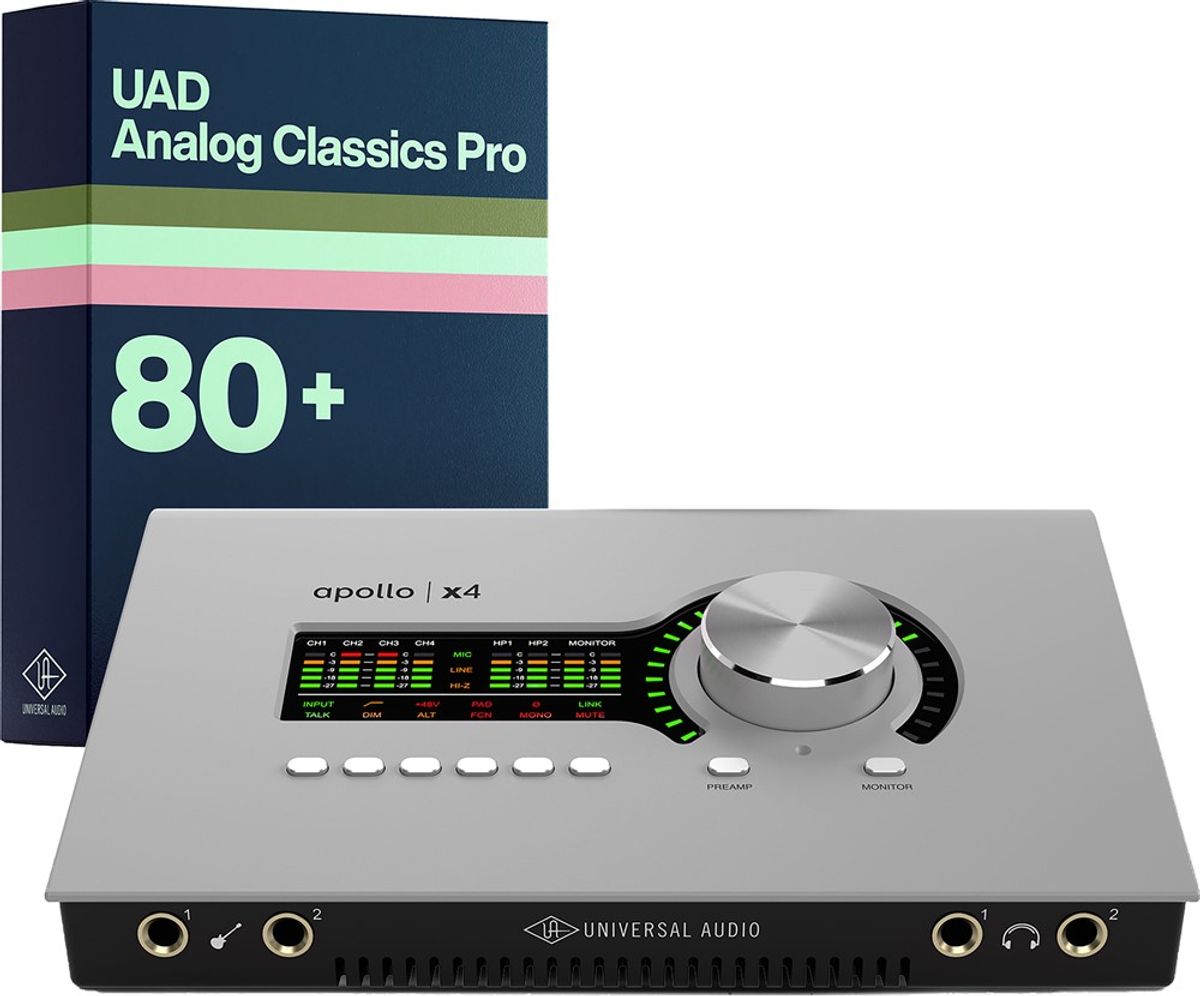 Universal Audio Apollo x4 Gen2 +UAD  Analog Classics Pro