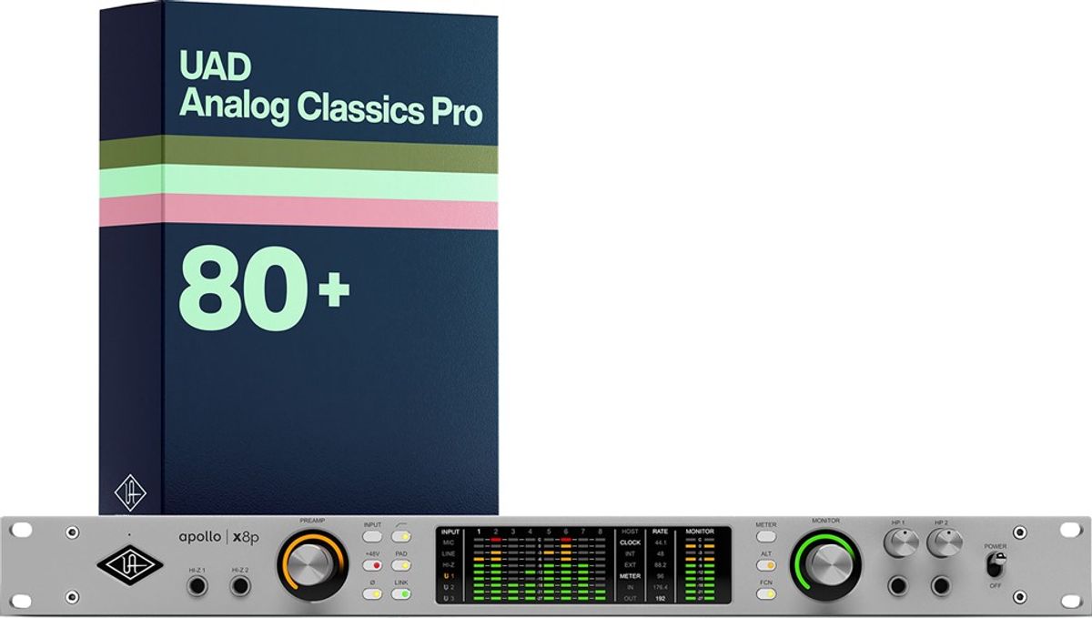 Universal Audio Apollo x8p Gen2 +UAD Analog Classics Pro