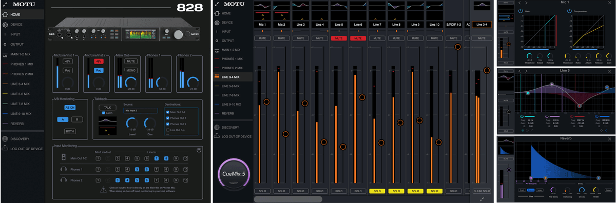 Motu 828(2024)USB3 Audio Interface